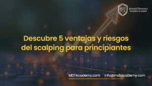 Ilustración sobre las ventajas y riesgos del scalping para traders principiantes.