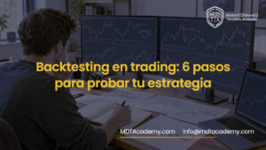 Backtesting en trading mediante el análisis histórico de operaciones, resultados y comportamiento de una estrategia.